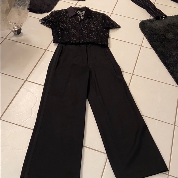 Cynthia Rose Tuxedo Pants - Picture 1 of 6